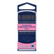 Gold-Eye Embroidery/Crewel Hand Needle, 16 pack, size 9